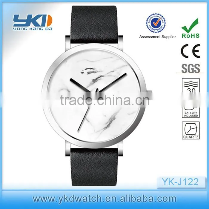 Gold plating the horse style watch , marble dial horse style watch