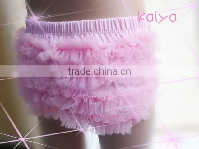 Latest Design Newborn Underwear Baby Comfortable Ruffle Bloomer