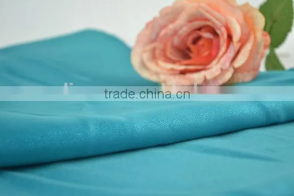 Shaoxing mulinsen sliver stamped satin textile plain polyester