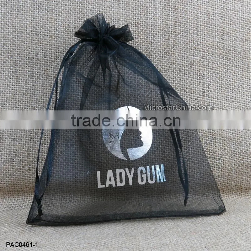 7x9cm Wholesale Drawable Red Small Organza Bags Favor Christmas Gift Wedding Organza Bag