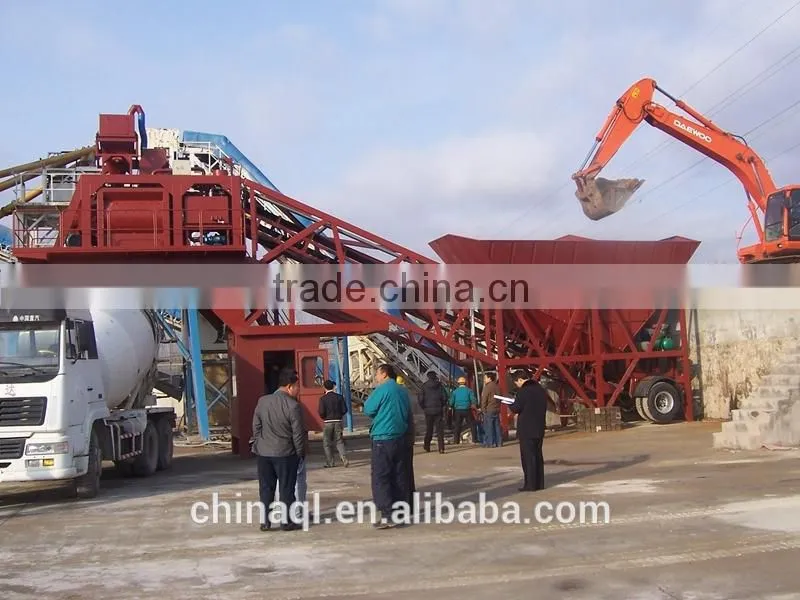 YHZS35 mobile concrete Mixing Plant with Low Price