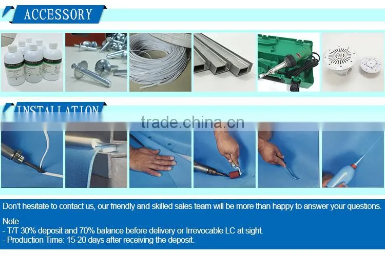 Import and export trade top-rate anti-aging swimming vinyl pool liner