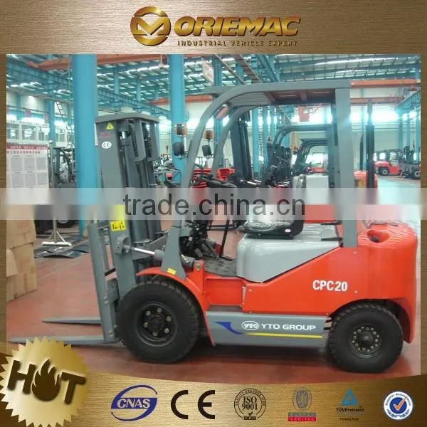 forklift truck price YTO CPC40 and forklift attachment