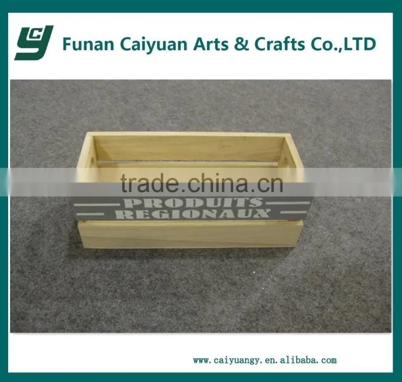 2014 Factory directly sale elegant unique design finished wood box