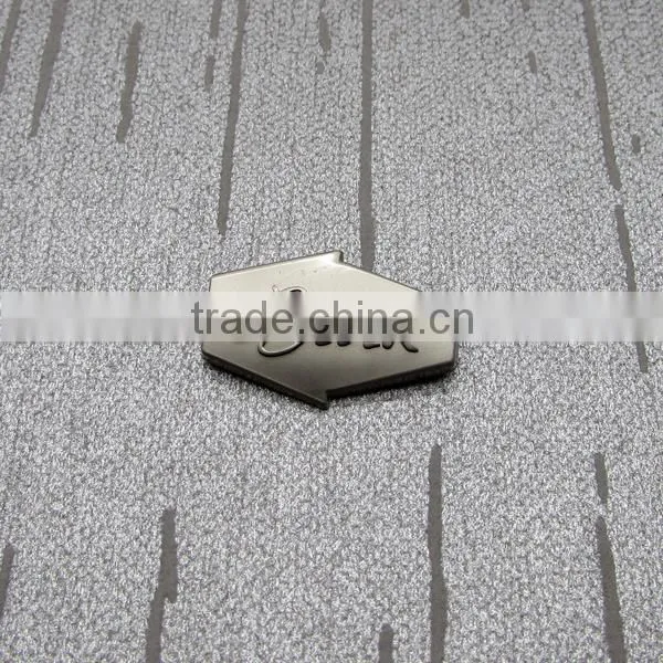 Simple Metal Tag Metal Label For Garment