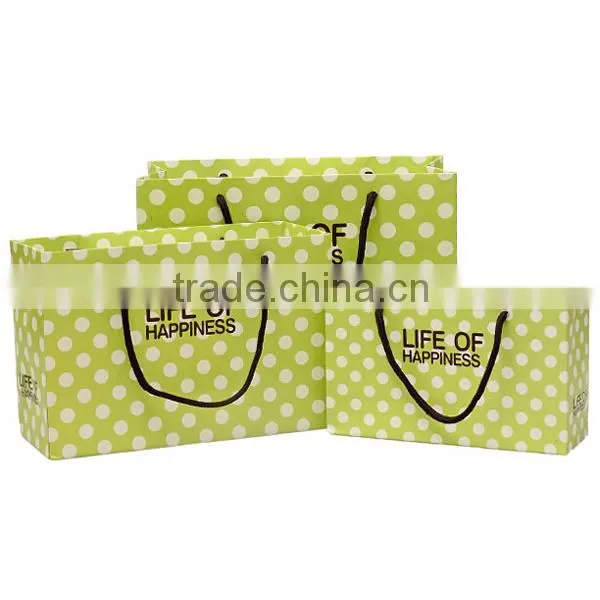 Lovely Spots Paper Shopping Bag