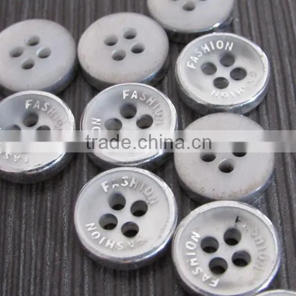 Half Transparent Plastic Button