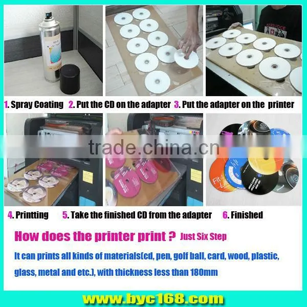digital flatbed inkjet DVD/CD printing machine