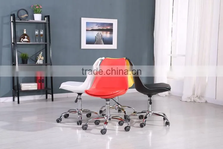 Modern Cheap Plastic Swivel Lift Chair with Wheels