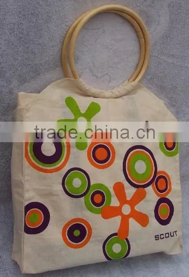 Reusable grocery tote bag big foldable cotton shopping tote bag