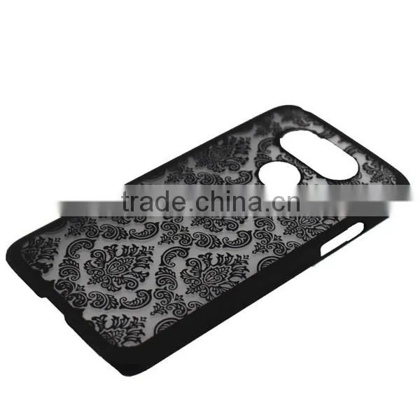 C&T Damask Design Ultra Slim Clear Hard Back Case Cover for LG G5