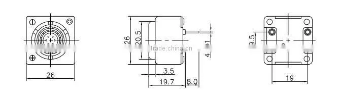 FBMMB2619 Ningbo FBELE Square Mechanical Alarm Buzzer