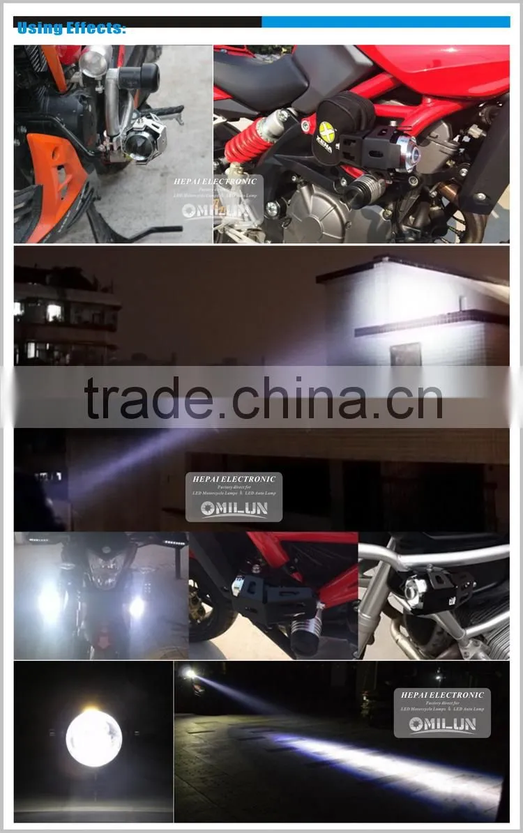 Factory direct hot sell led headlight motorcycle u5 with warranty 12 months