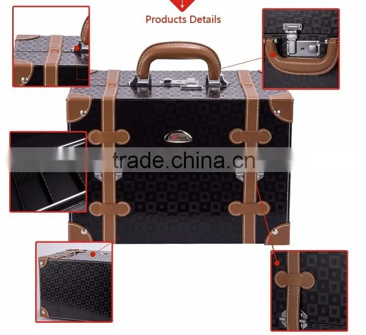 aluminim frame pvc waterproof multi color custom hand empty makeup cosmetic case