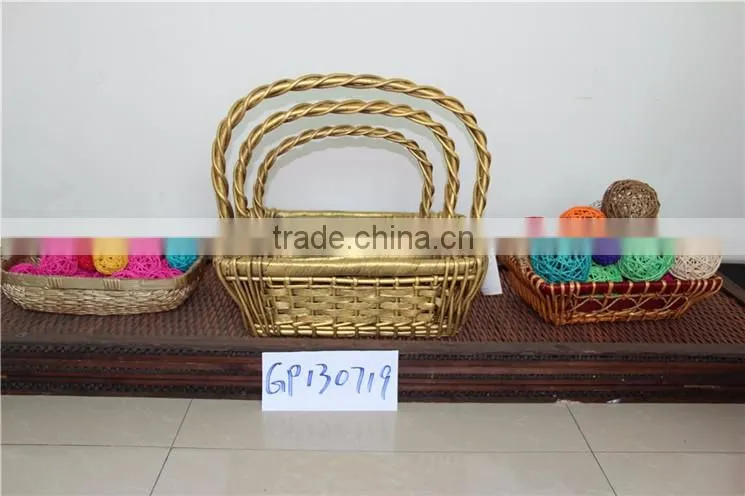 wholesale wicker baskets rattan cane webbing christmas gift baskets empty