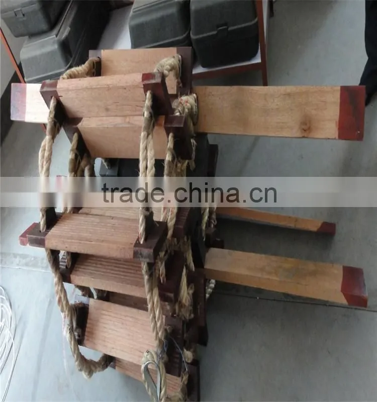 CCS EC Certificates Wooden Material Marine Rope Ladder