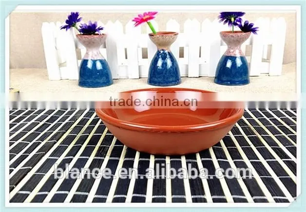 ceramic tray small design terracotta plate red