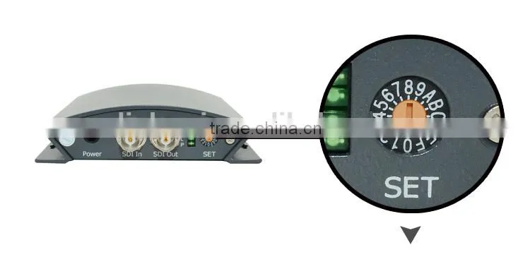 LINK-MI LM-PSH01 1080p to 1080i HD SDI Converter, SDI to HDMI Converter Box With DIP Switch Setting