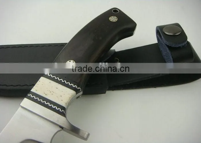 OEM High Quality Survival Tactical Knife with animal bone