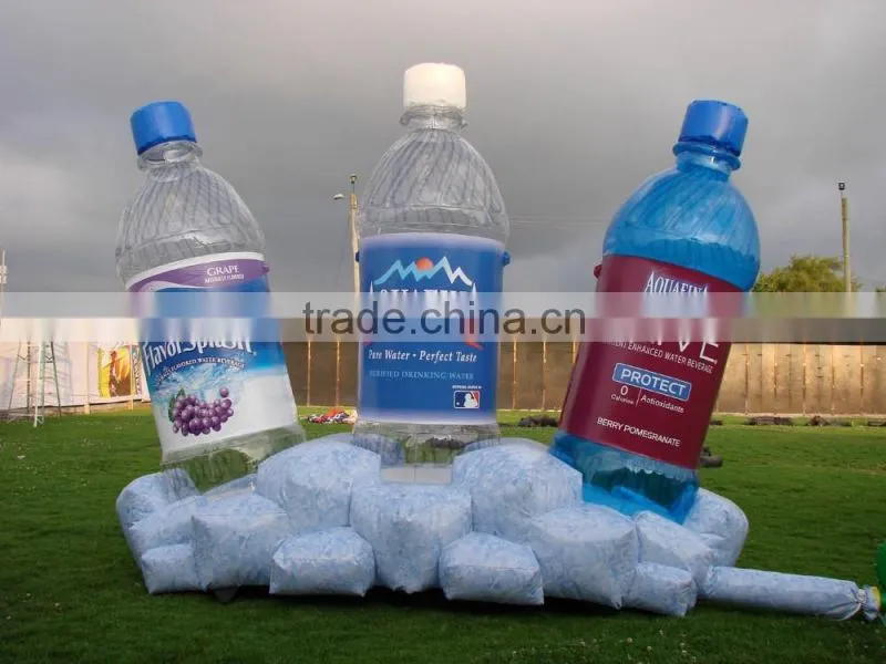 2015 giant Inflatable bottle (inflatable wine/ juice / water/ milk bottle) for advertising and promotion for sell