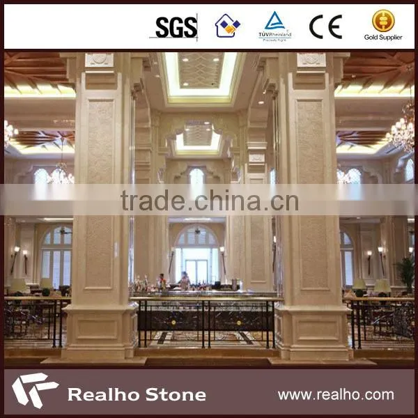 wholesale square marble columns roman pillar for decoration