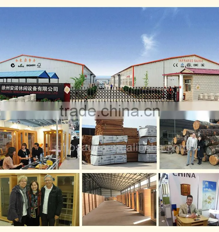 Easy Installation Infrared Steam Sauna Cabin and Sauna Room for commerical(CE/ISO)