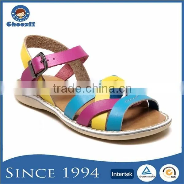 Guangzhou Supplier Heel Closed Safety Girls Kids Sandals in Pink
