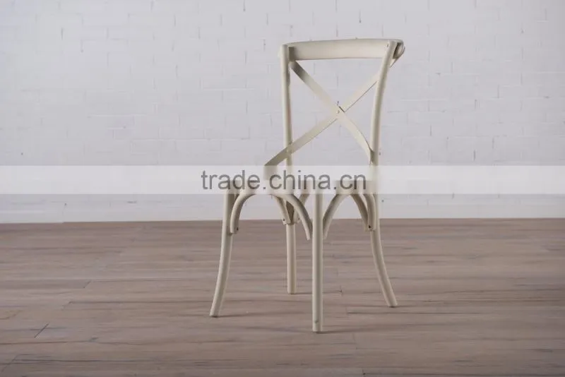 Best sell cheap wooden cane cross back dining Chair home furniture