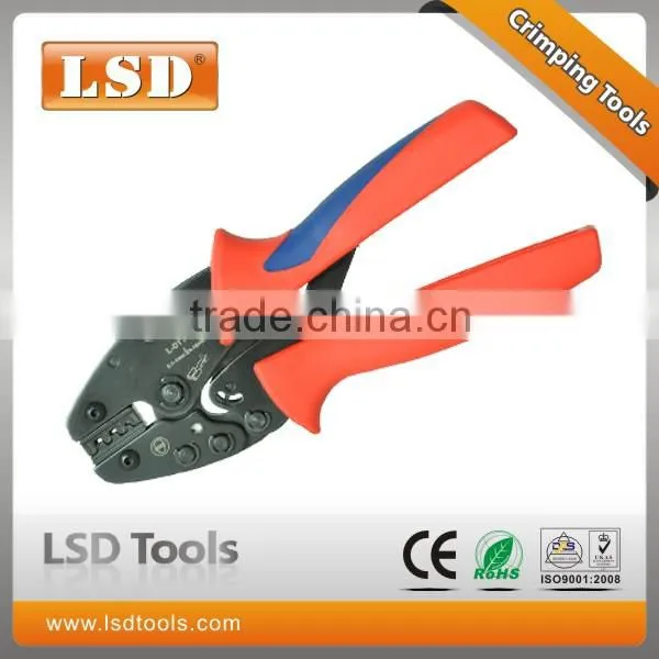 LSD experience production 10yearsCE ROHS good qutails pliers non-insulated pulgs connectors L-011B 0.1-1mm2 hand crimping tools