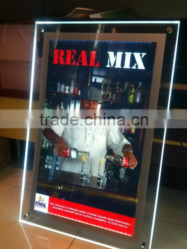 Illuminated Advertising slim LED Light Box