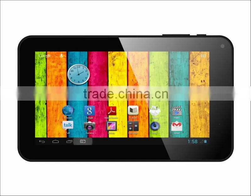 Best promotion!7 inch Allwinner A20 Android 4.4 two camera internet tablet 1080P USB Host B
