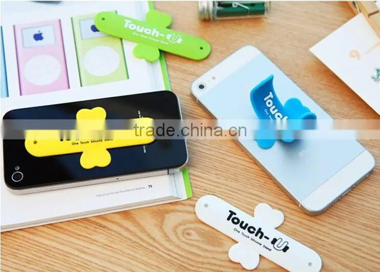 Hot selling high quality holder sticker on back of phone,silicone cell phone credit card holder