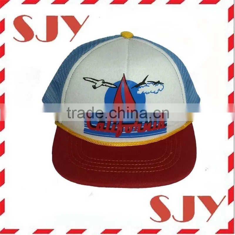 3-24 months Baby infant foam flat bill trucker mesh hat