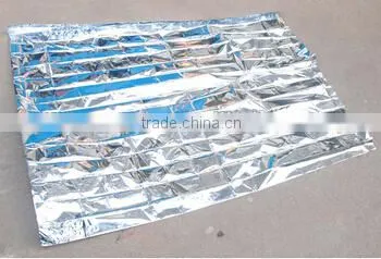 Hot selling Delicate Silver Thin Emergency Blanket Survival Rescue Blanket Outdoor Life-saving
