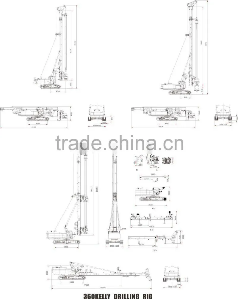 FAE Customized small rotary drilling rig FAR120! Pile driver! Drilling round pile!