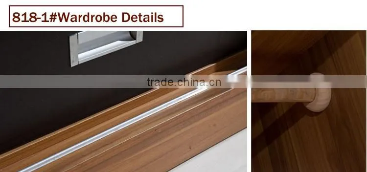 Wooden Small Bedroom Wardrobe Designs