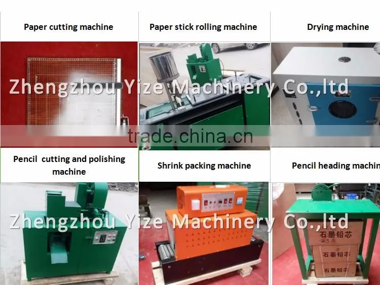 Industrial automatic waste paper pencil making machine / recycled paper pencil manufacturing machine