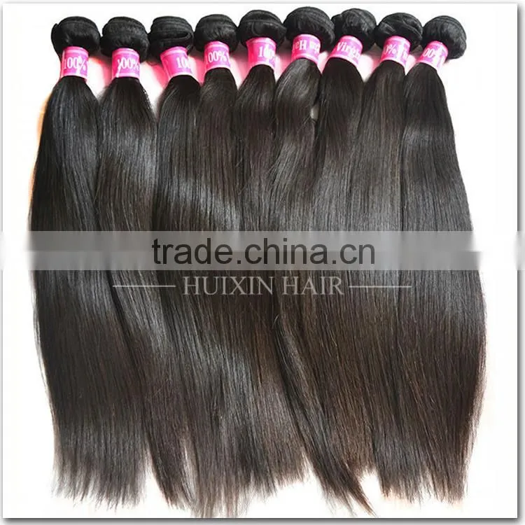 100% Remy Double Drawn Brazilian Human Hair Extensions virgin asian hair weave
