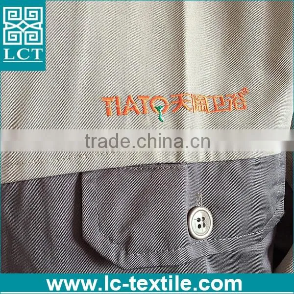 china wholesale flame resistant professional workwear with custom embroidered