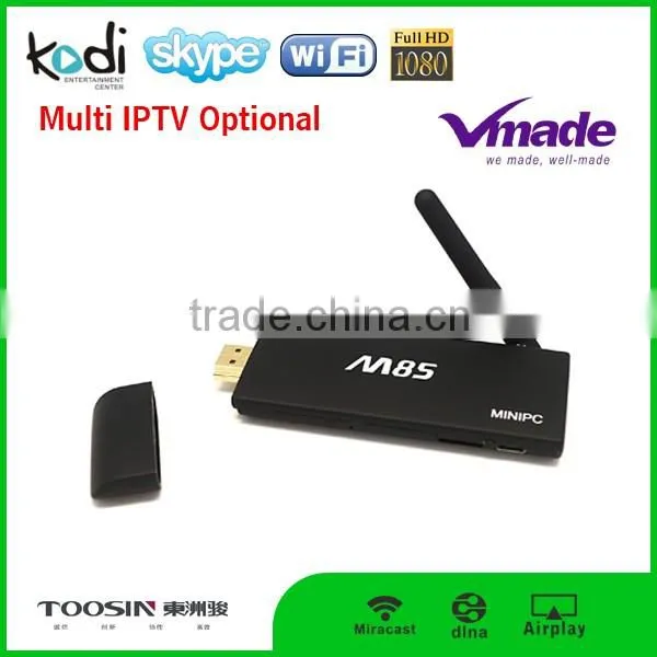 manufacturer OEM/ODM mini android TV dongle Amlogic S805 1G+8G Quad-core android4.4 H.265 3D Bluetooth