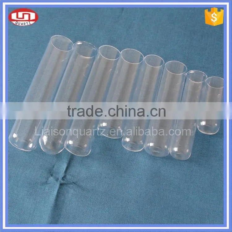 Heat resistant large diameter quartz glass tube heating element