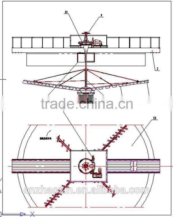 high efficiency and durable thickening equipment NG peripheral traction thickener from reliable manufacturer