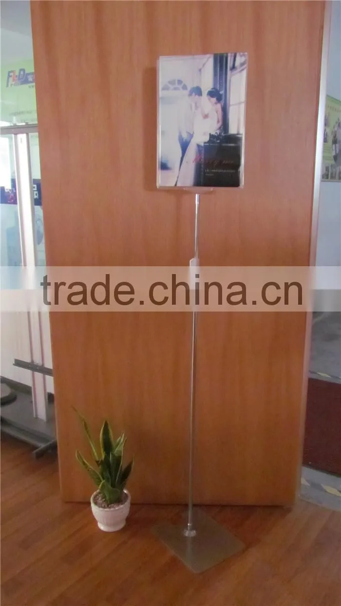 High quality Easy installation A3 A4 plastic frame metal stand