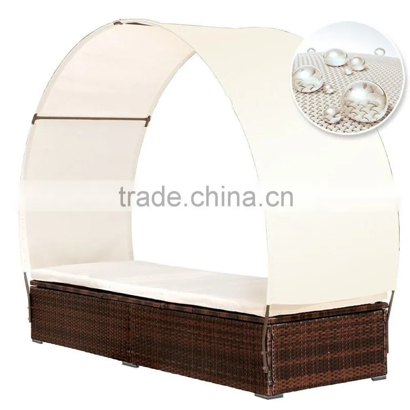 Vietnam poly rattan sun bed