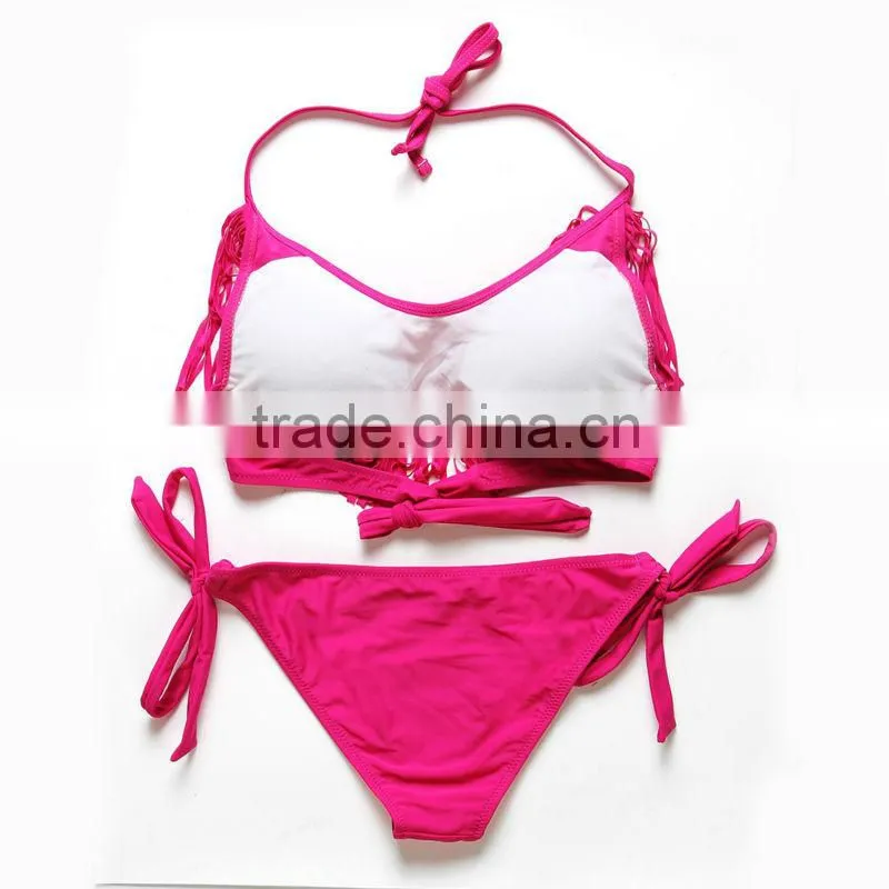 Wholesale Factory Competitive Price swimwear for mature women push up bikini