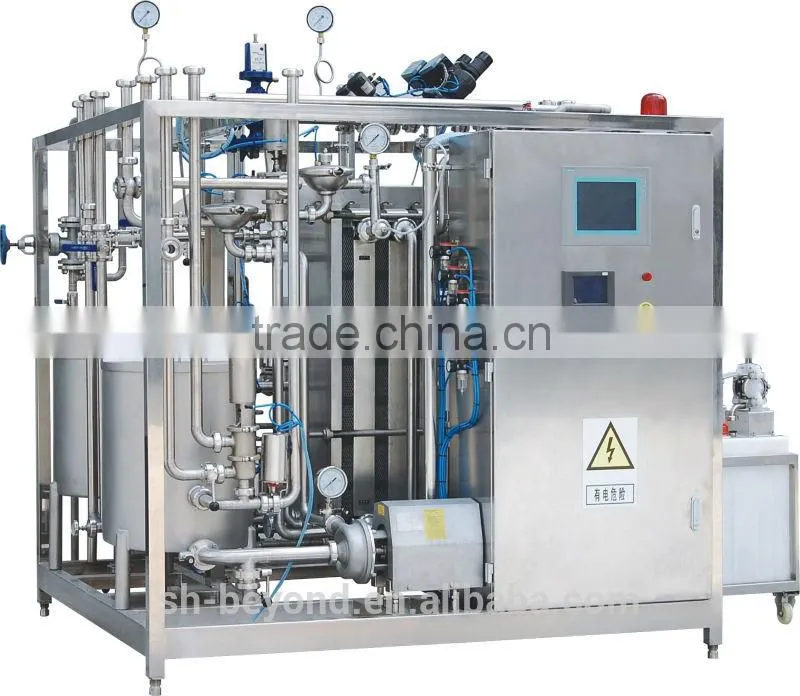 Plate Type Milk Pasteurizer