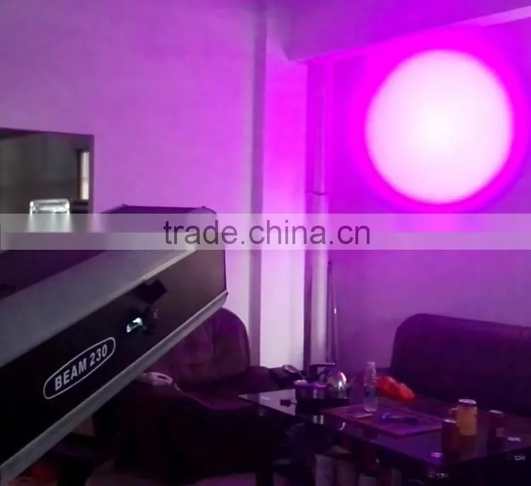 CE LVD EMC FCC Gobo Color 7R 230w LED Zoom Follow Spot Light