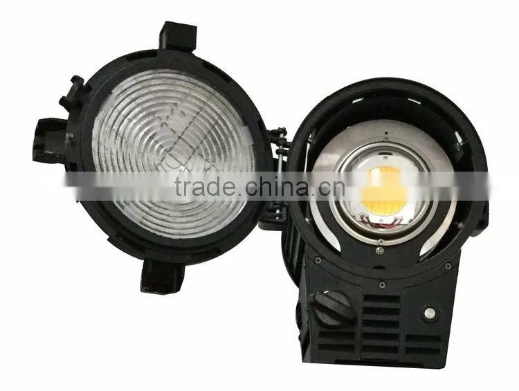200Watt LED Daylight Photography Camera Studio Video Film Bi-Color 200W White COB Fresnel Spot Light With Barndoor