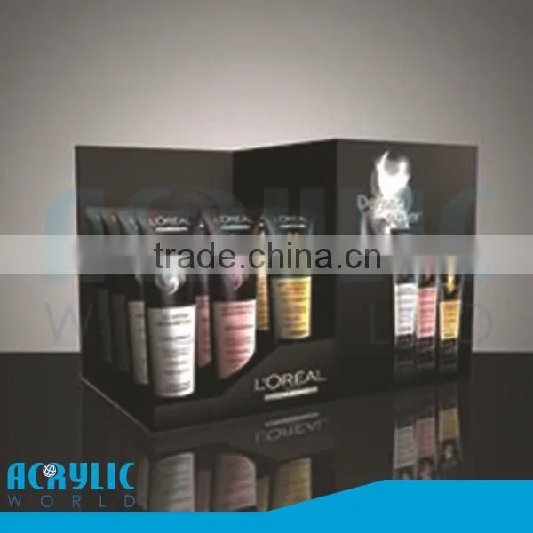 cosmetic counter display/cosmetic eyeshadow display/cosmetic display showcase