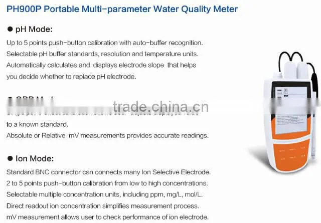 PH220 Laboratory Portable pH/ORP/Ion/Meter